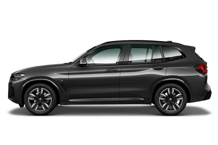 Grå BMW iX3 fra 2023