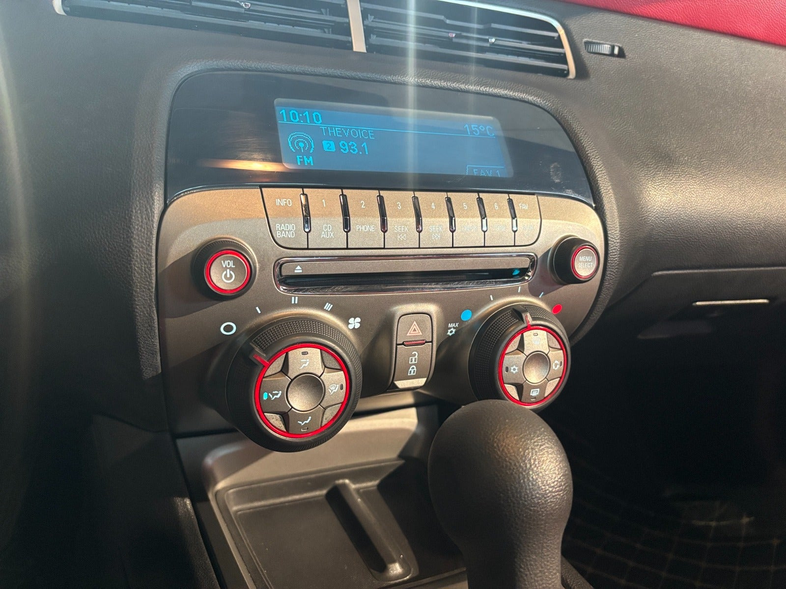 Sort Chevrolet Camaro fra 2012