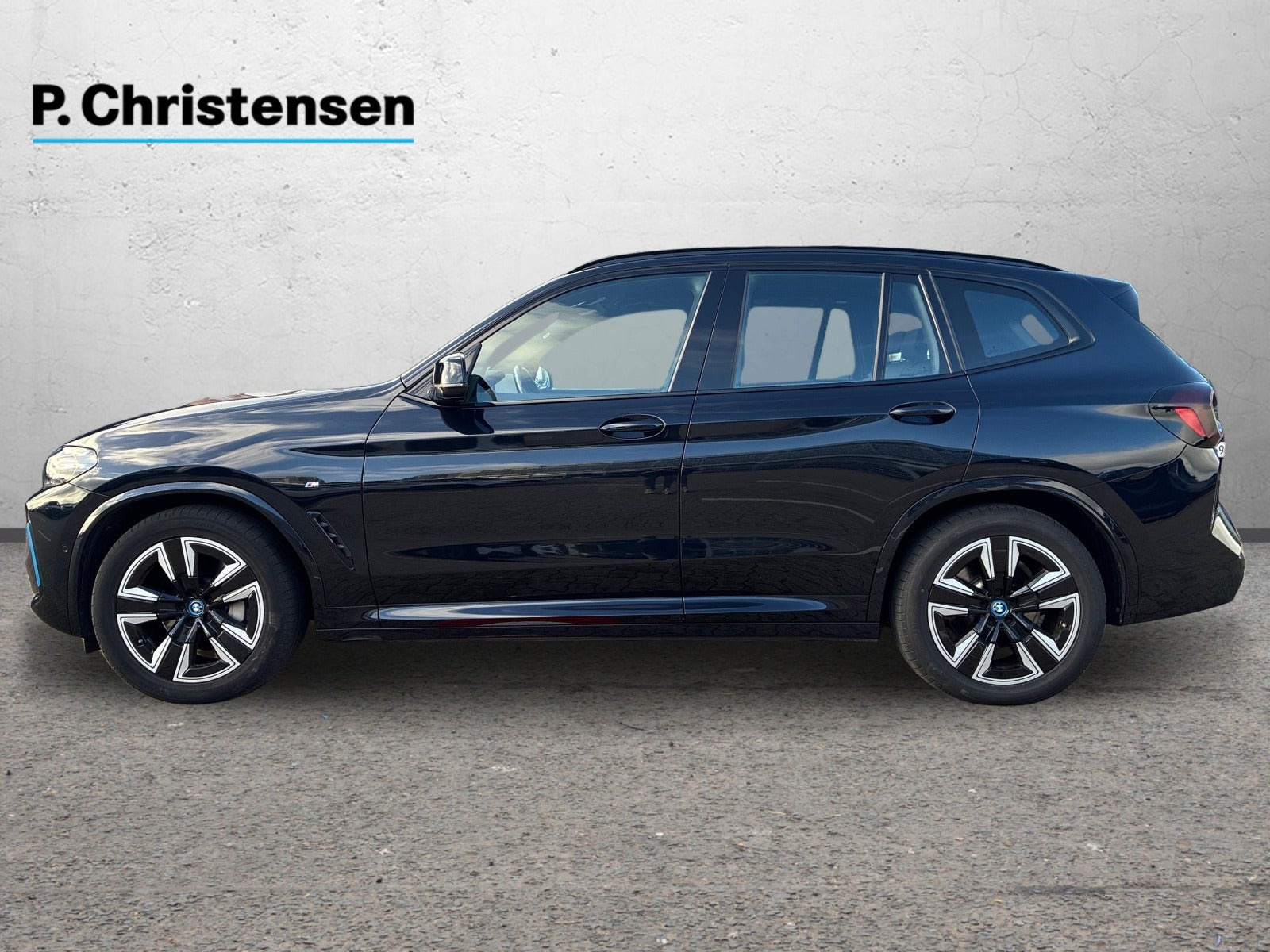 Blå BMW iX3 fra 2024