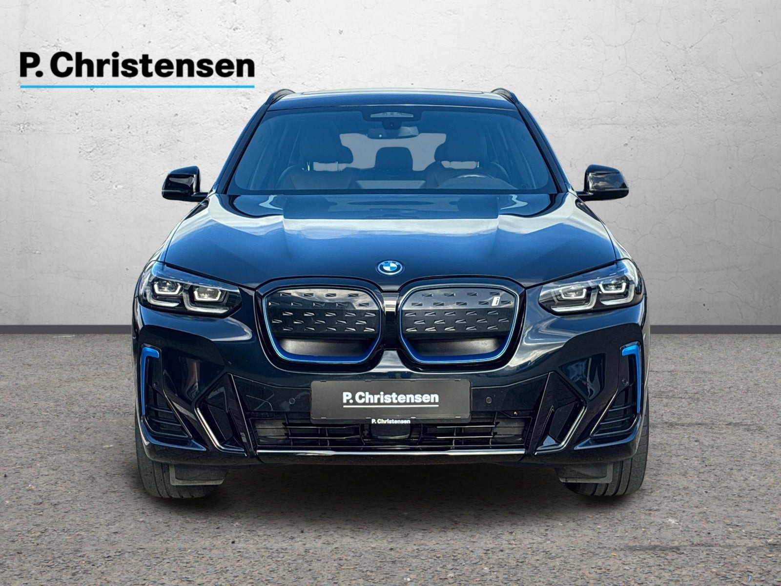 Blå BMW iX3 fra 2024