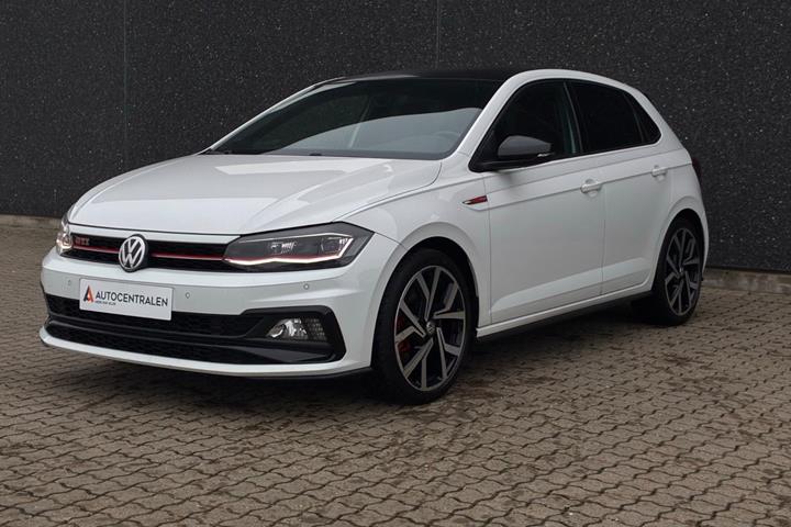 Hvid VW Polo fra 2018