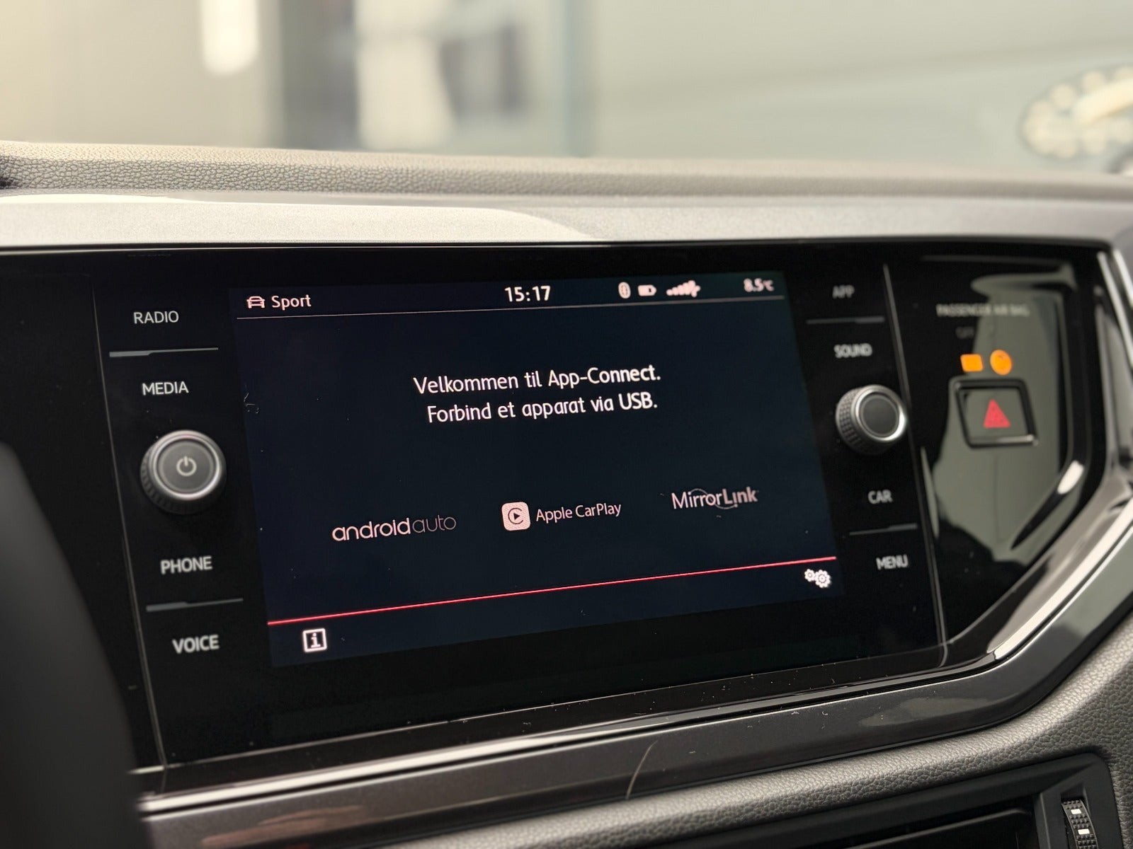 Hvid VW Polo fra 2018