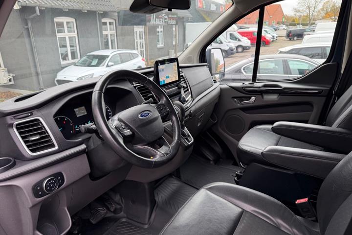 Blå Ford Transit Custom 290 L1 fra 2018