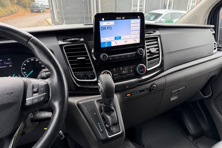 Blå Ford Transit Custom 290 L1 fra 2018
