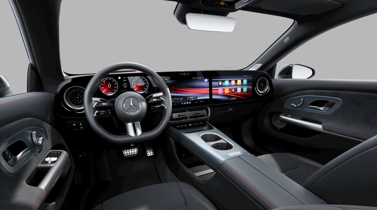Hvid Mercedes CLA250+ fra 2026