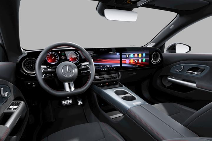 Hvid Mercedes CLA250+ fra 2026