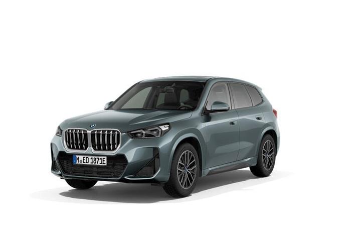 Grøn BMW iX1 fra 2024