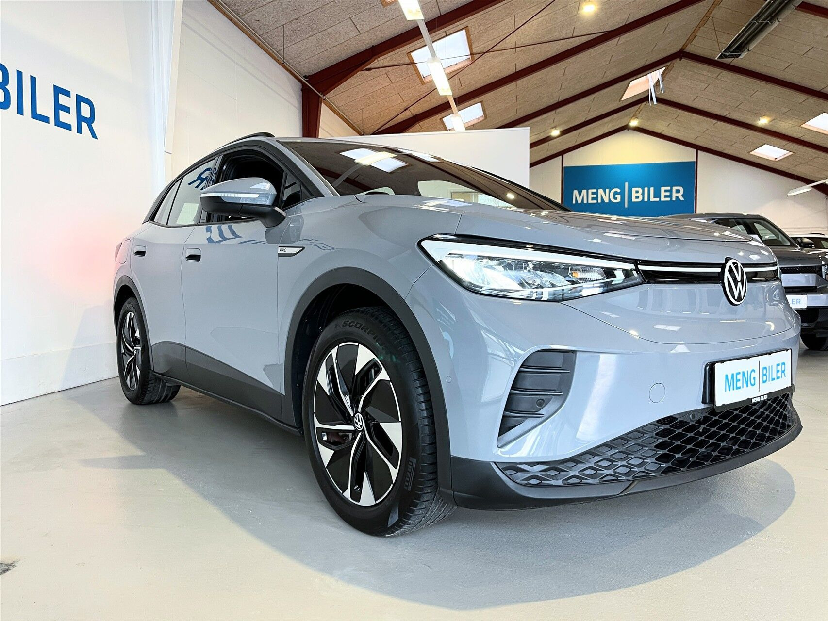 Grå VW ID.4 fra 2023