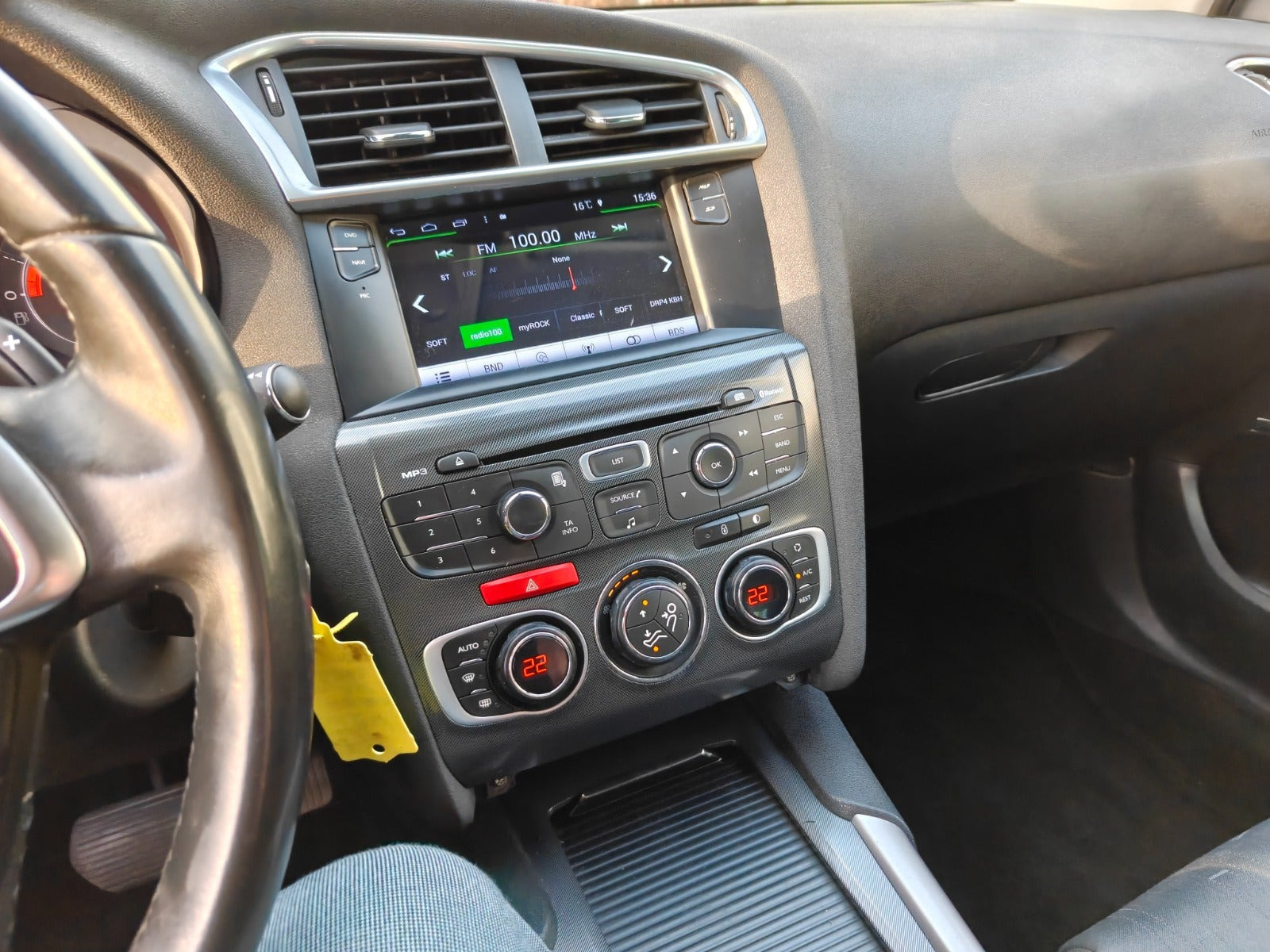 Gul Citroën C4 fra 2011