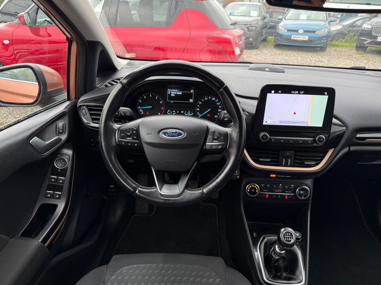 Bronze Ford Fiesta fra 2017
