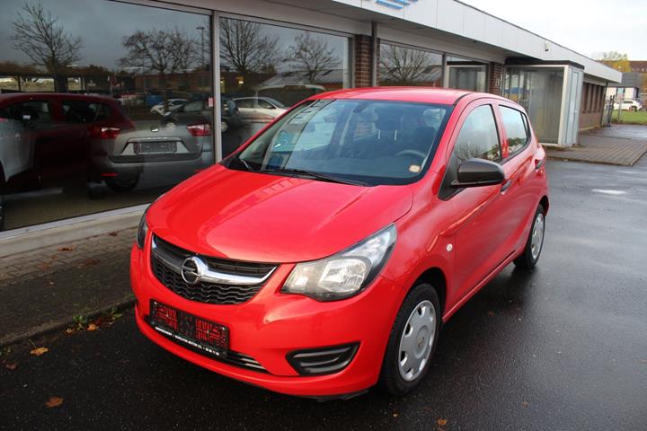 Rød Opel Karl fra 2017
