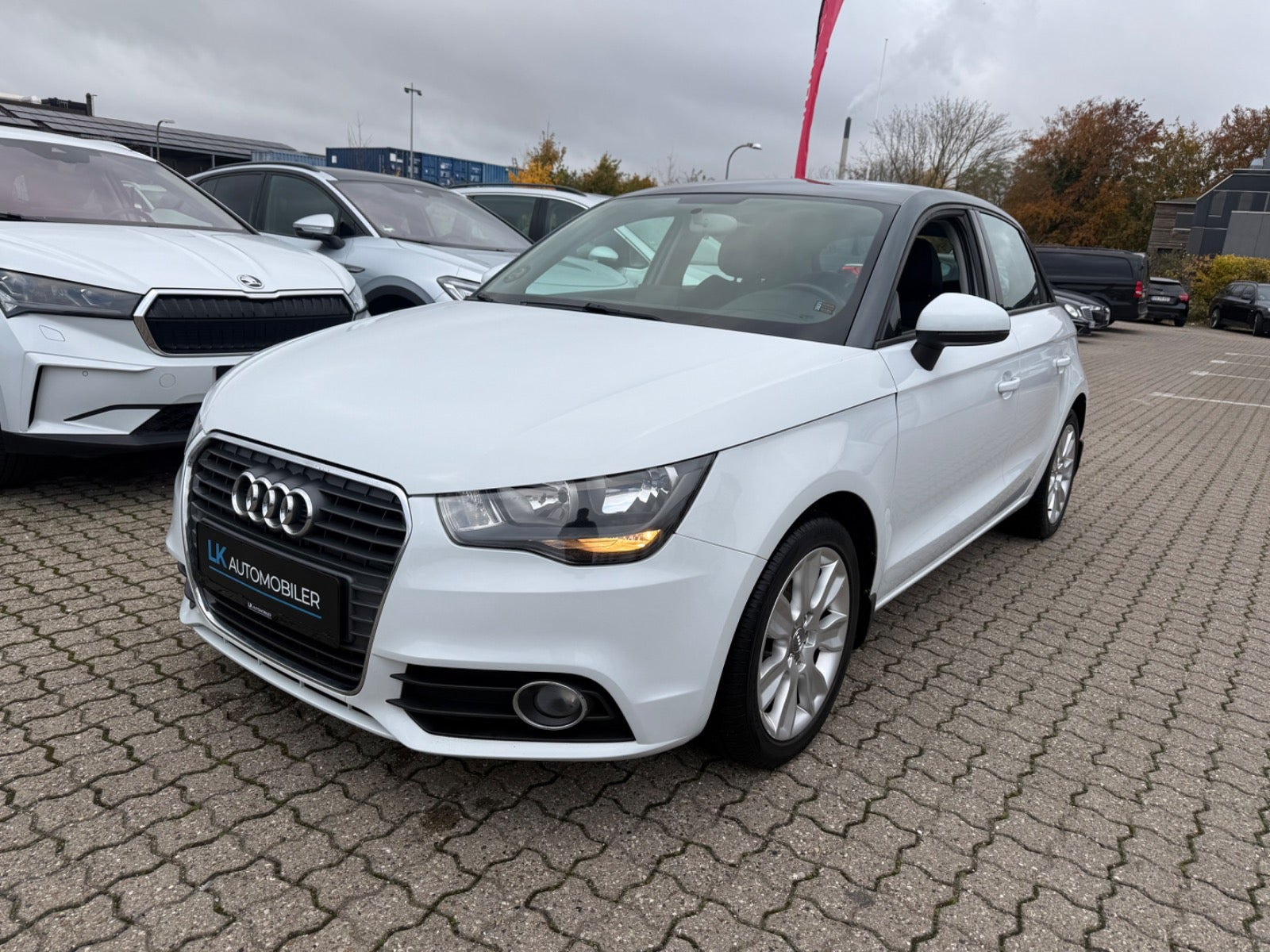 Hvid Audi A1 fra 2012