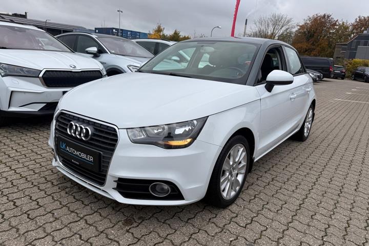Hvid Audi A1 fra 2012