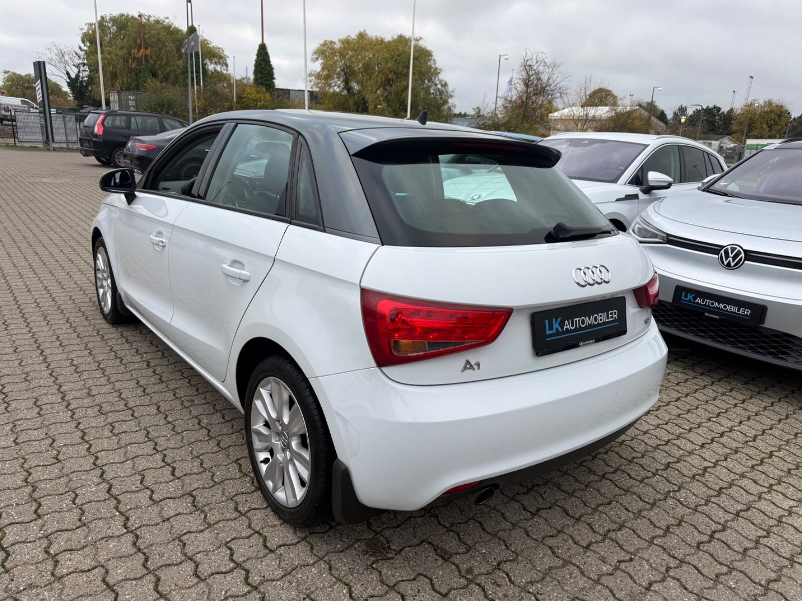 Hvid Audi A1 fra 2012