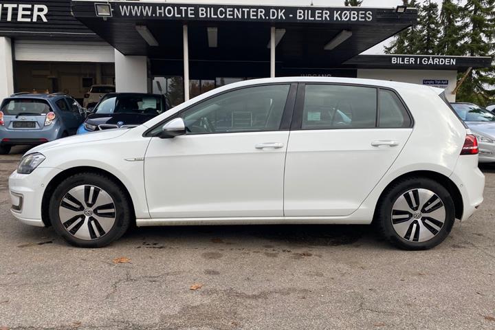 Hvid VW e-Golf VII fra 2014
