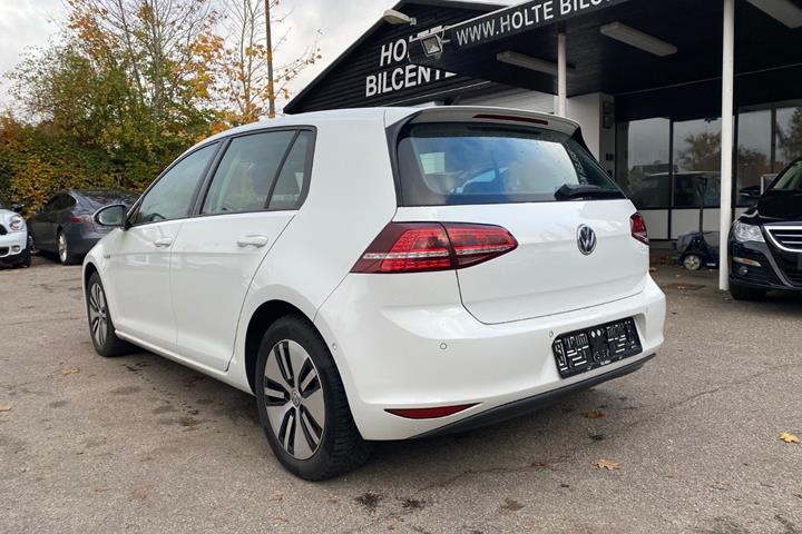Hvid VW e-Golf VII fra 2014