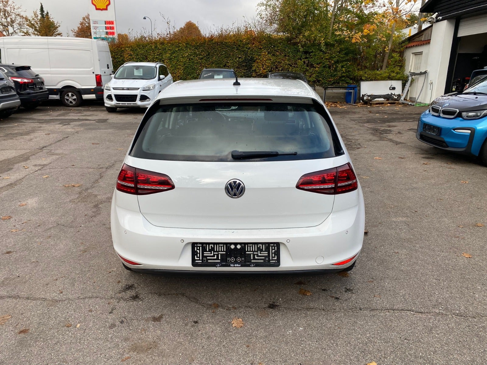 Hvid VW e-Golf VII fra 2014