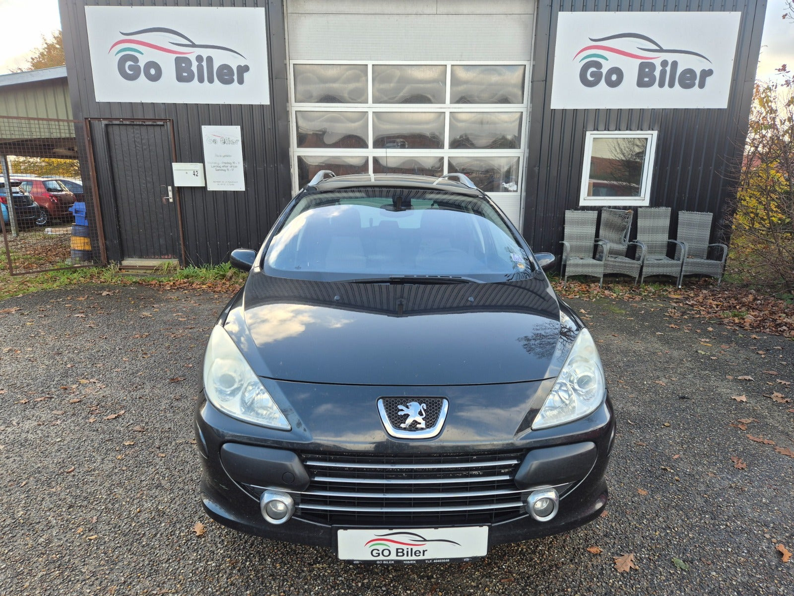 Grøn Peugeot 307 fra 2007
