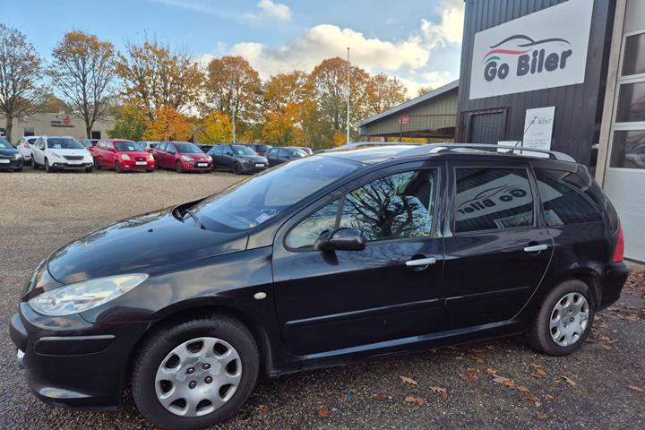 Grøn Peugeot 307 fra 2007