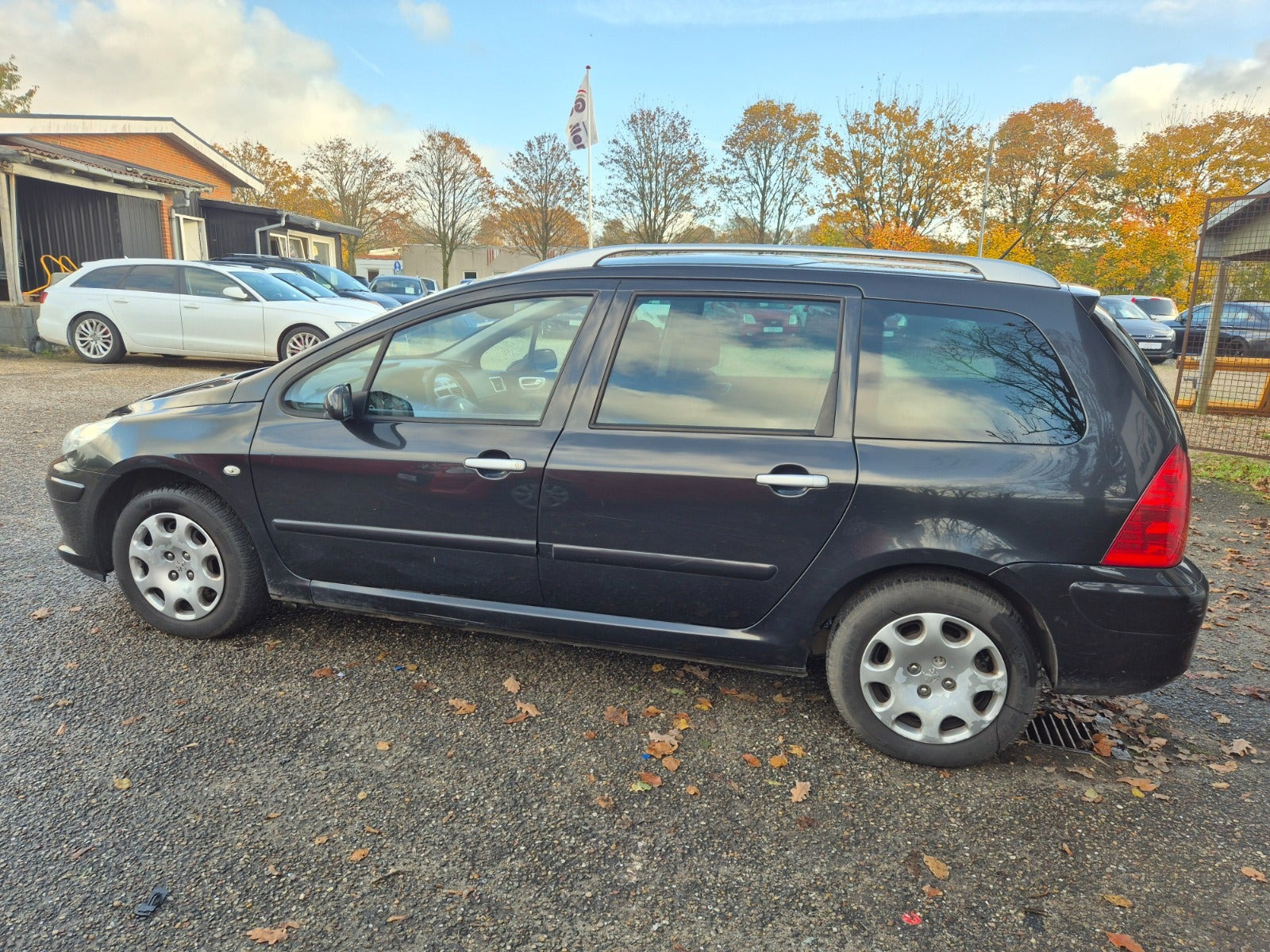 Grøn Peugeot 307 fra 2007
