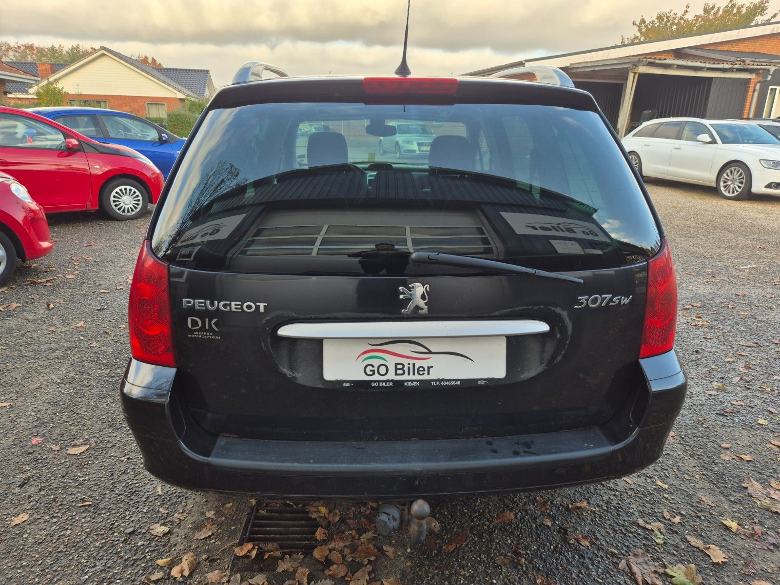 Grøn Peugeot 307 fra 2007
