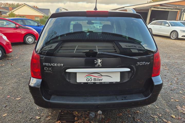 Grøn Peugeot 307 fra 2007