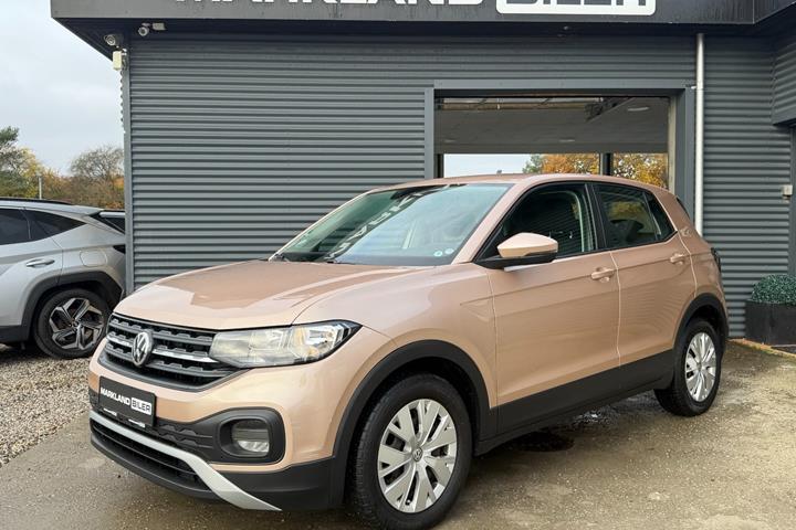Orange VW T-Cross fra 2019