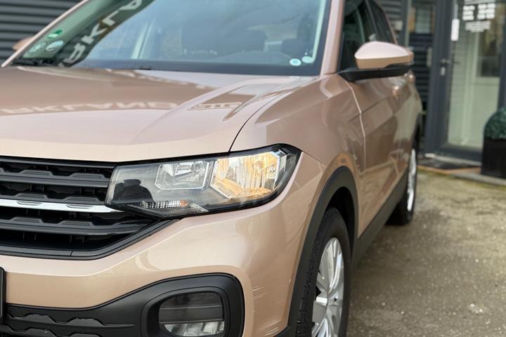 Orange VW T-Cross fra 2019