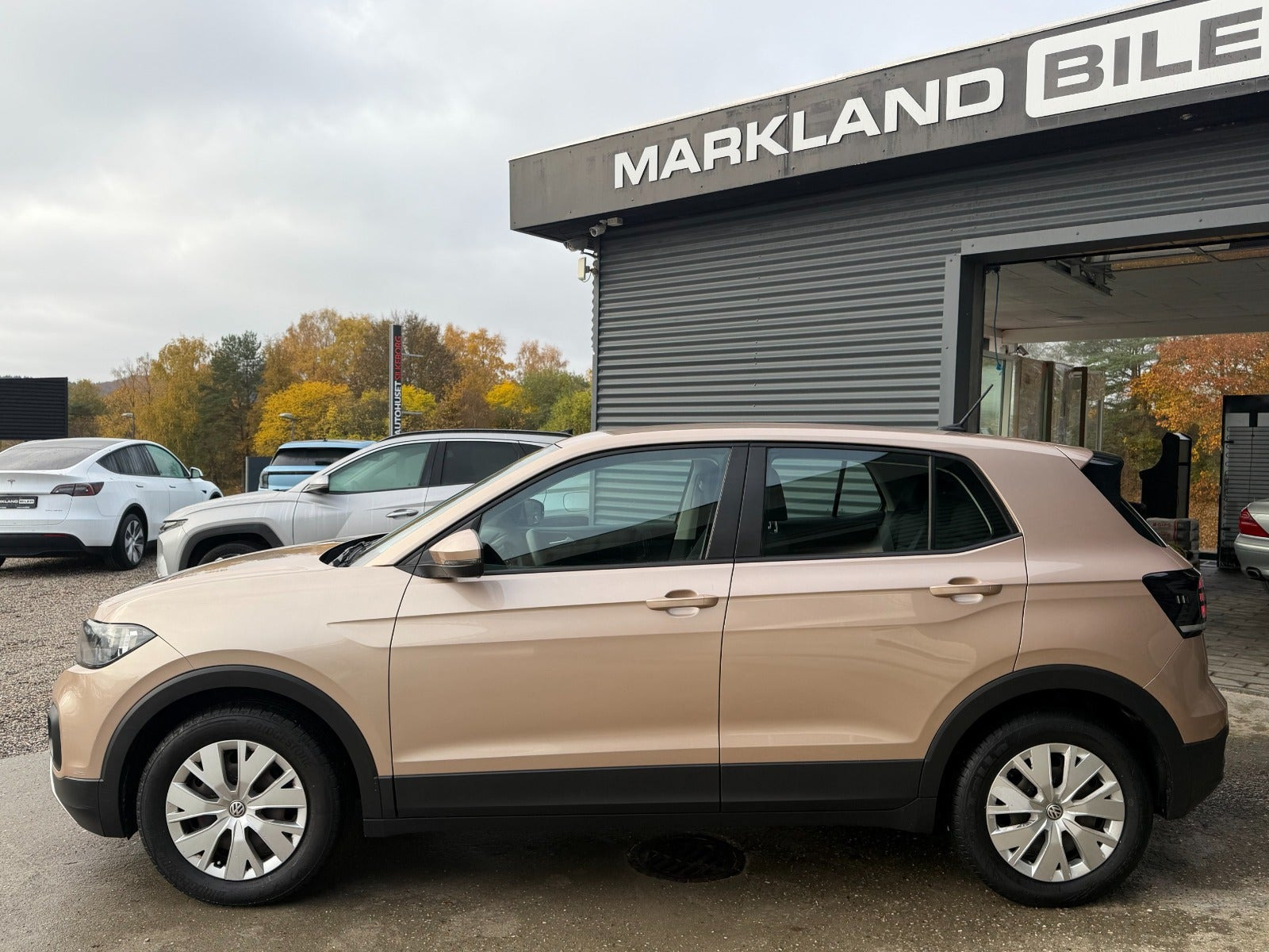 Orange VW T-Cross fra 2019