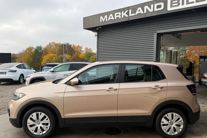 Orange VW T-Cross fra 2019