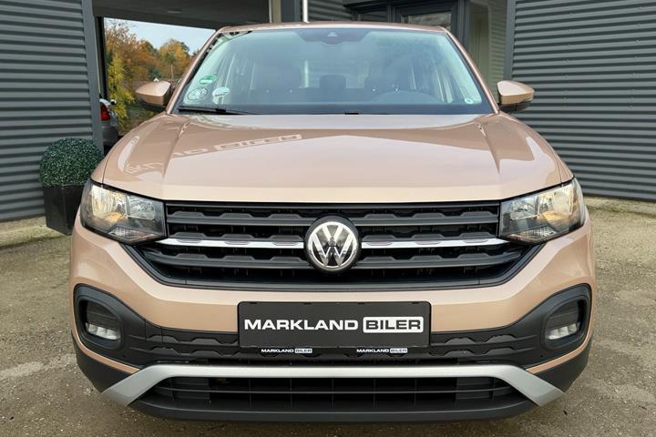 Orange VW T-Cross fra 2019