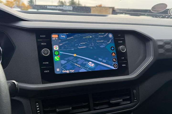 Orange VW T-Cross fra 2019