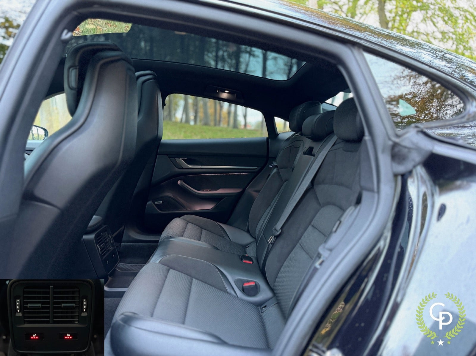 Sort Porsche Taycan fra 2022
