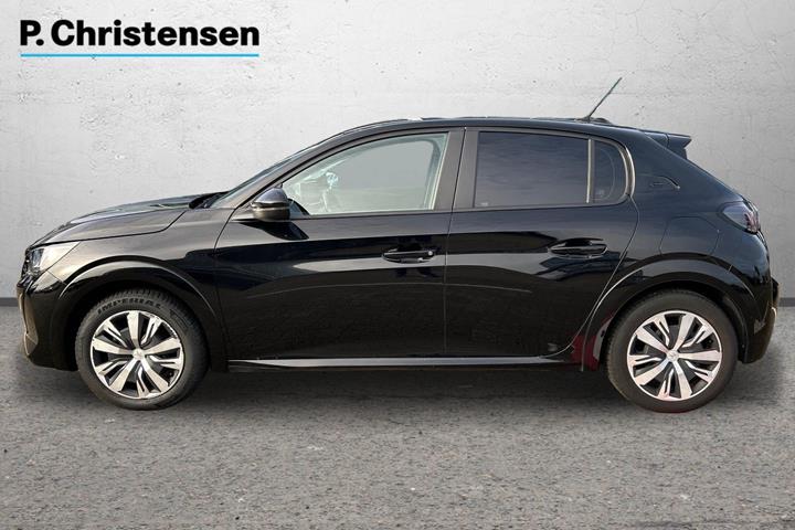 Sort Peugeot e-208 fra 2021