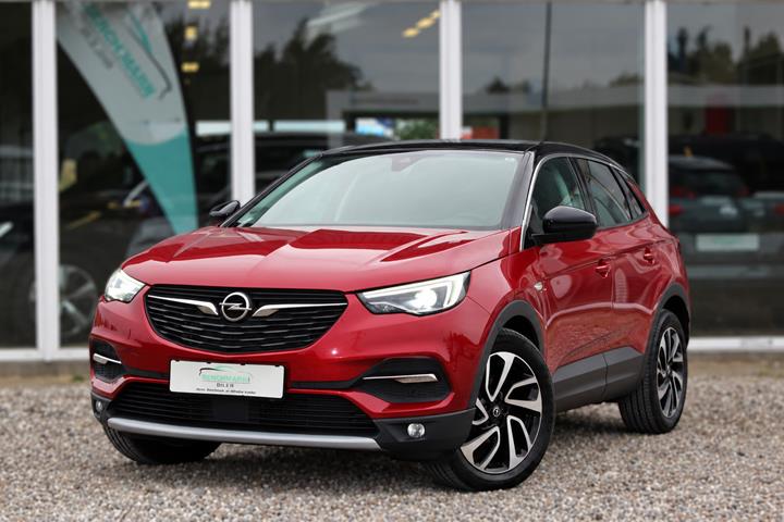 Rød Opel Grandland X fra 2019