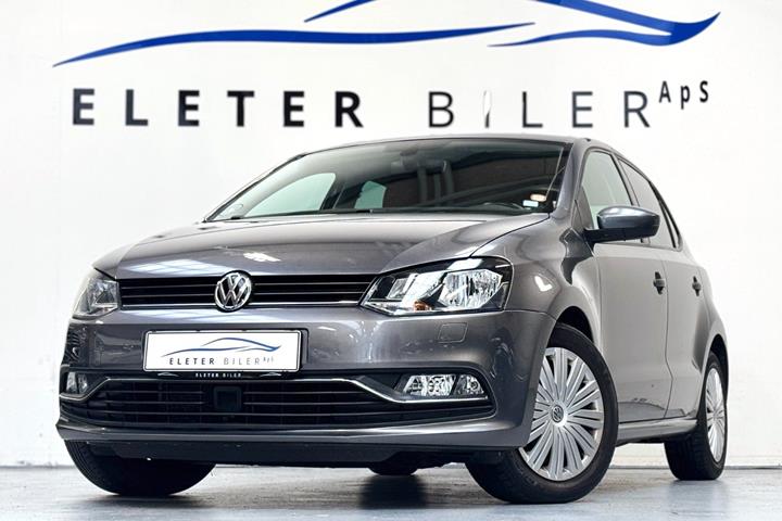 Grå VW Polo fra 2016
