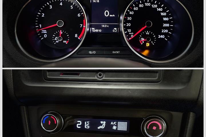 Grå VW Polo fra 2016