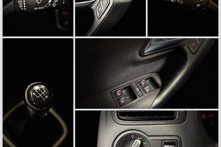 Grå VW Polo fra 2016