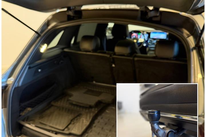 Grå Mercedes GLC300 e fra 2021