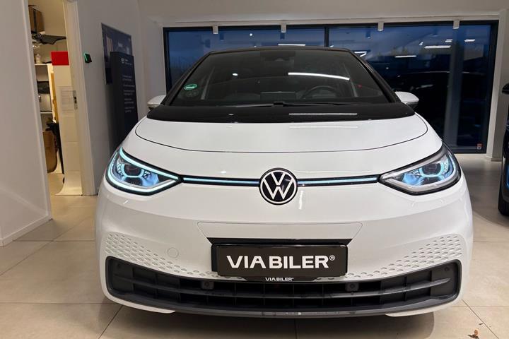 Hvid VW ID.3 fra 2020