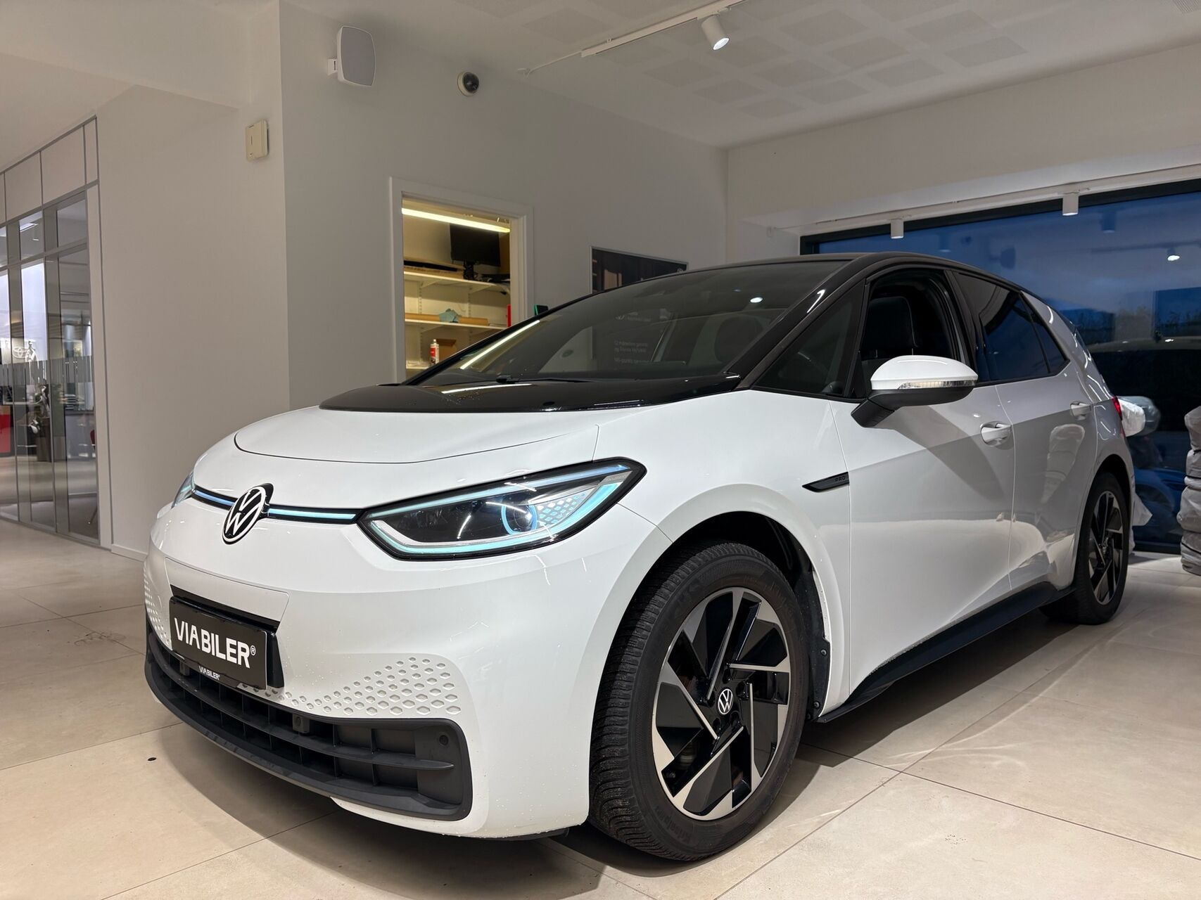 Hvid VW ID.3 fra 2020