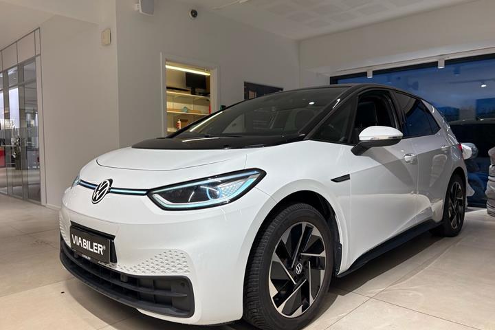Hvid VW ID.3 fra 2020