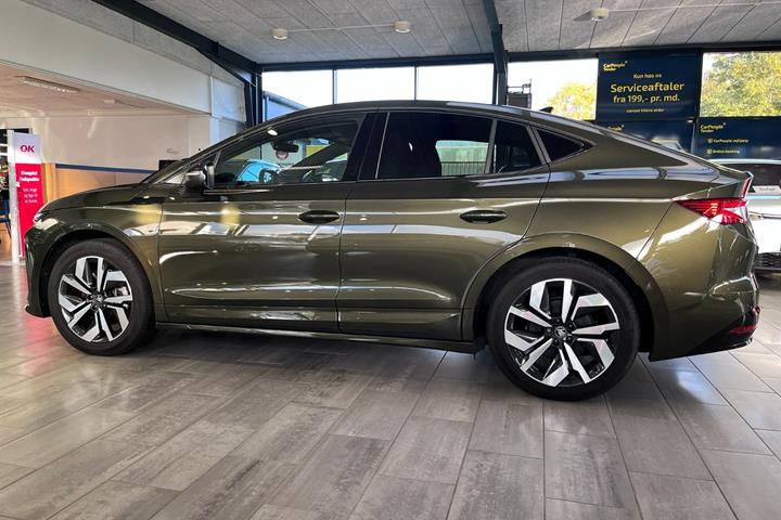 Grøn Skoda Enyaq fra 2026