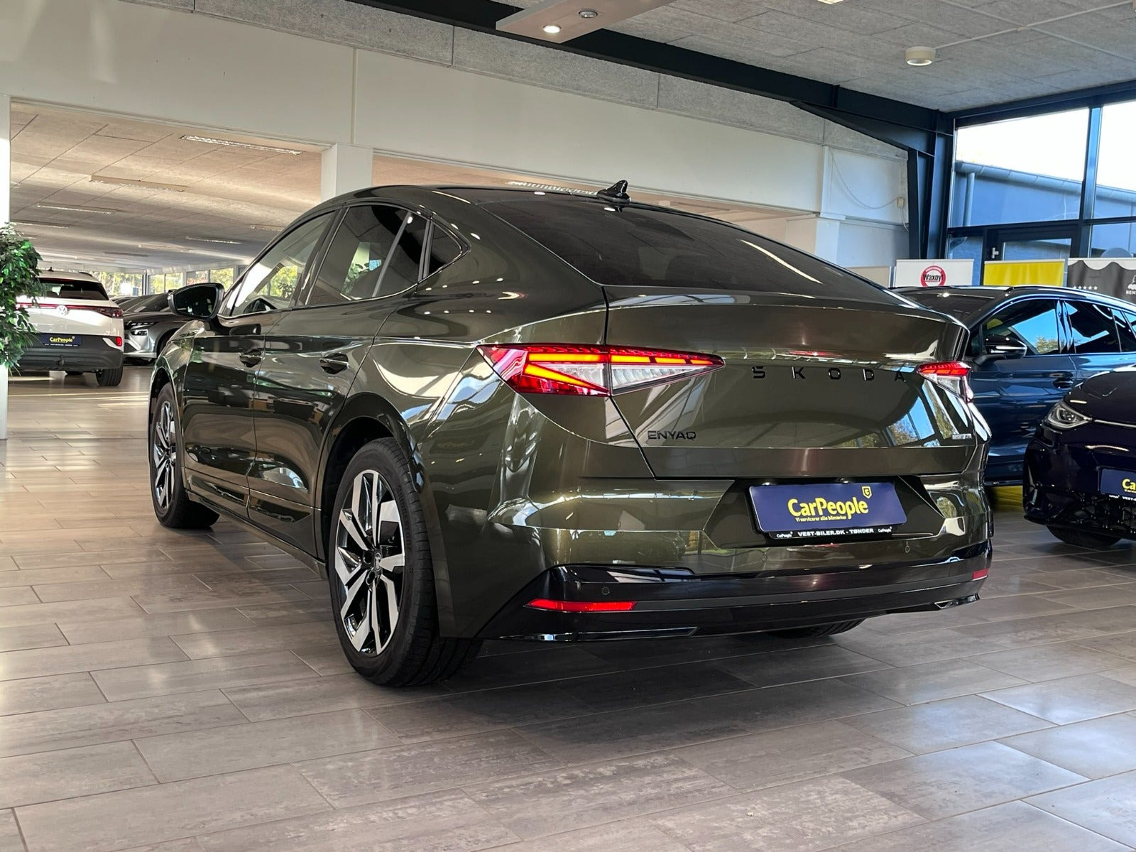 Grøn Skoda Enyaq fra 2026
