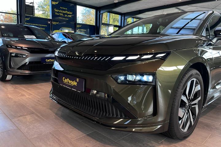Grøn Skoda Enyaq fra 2026