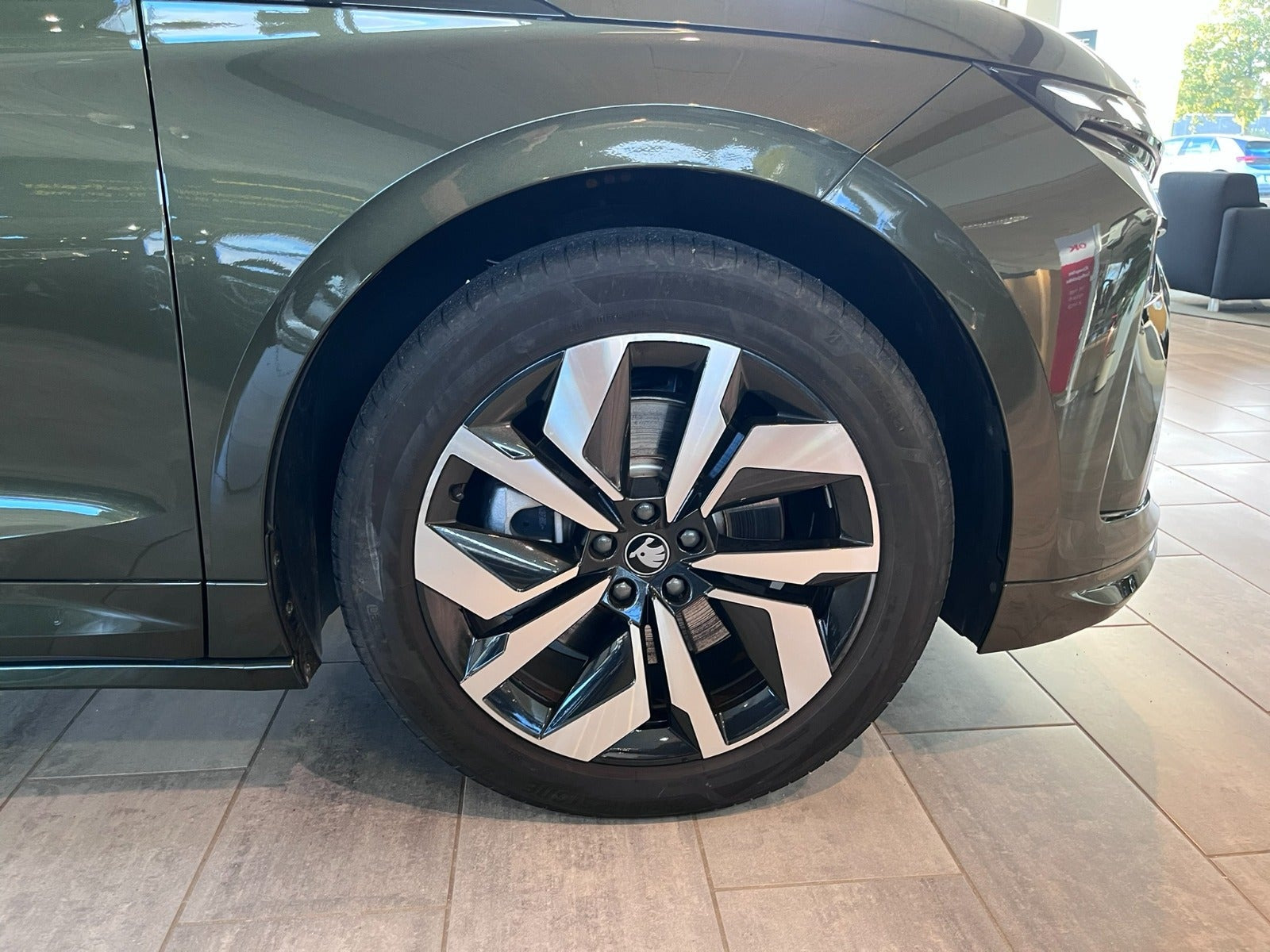 Grøn Skoda Enyaq fra 2026