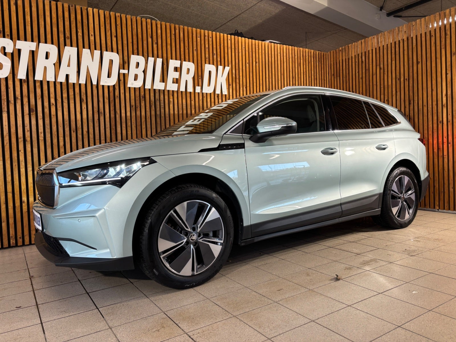 Grøn Skoda Enyaq fra 2025
