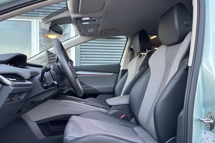 Grøn Skoda Enyaq fra 2025