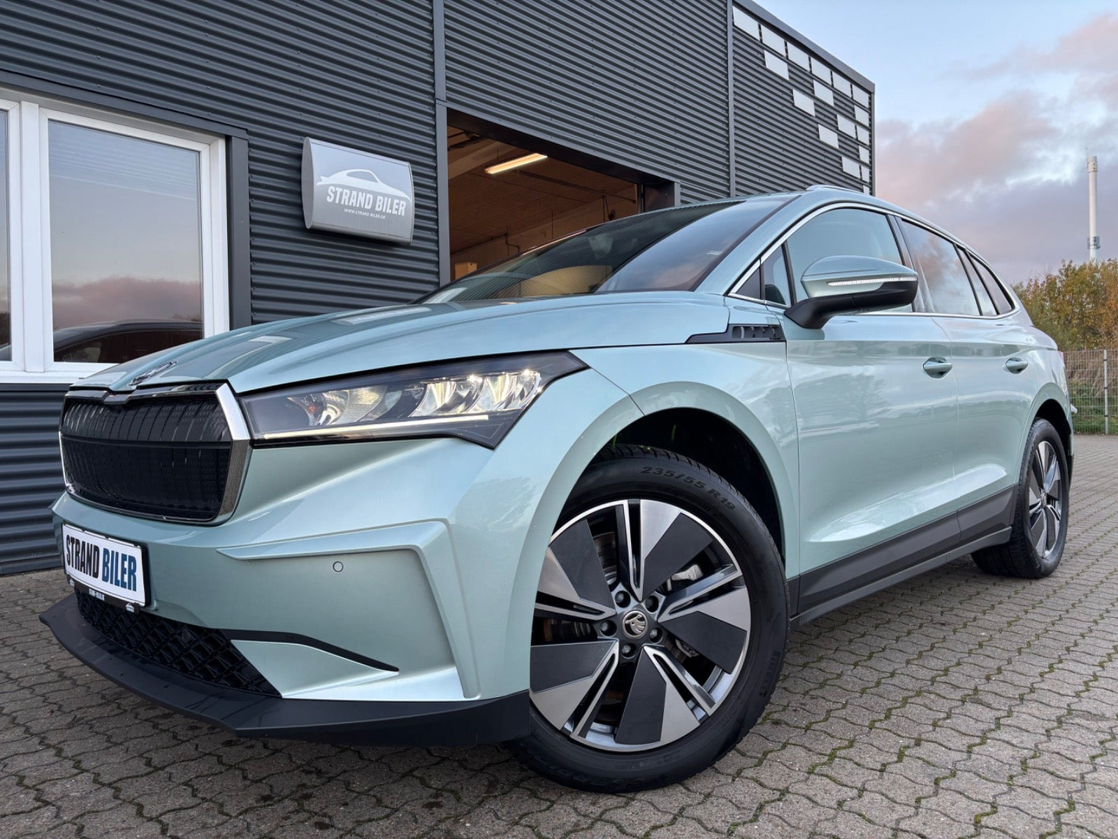 Grøn Skoda Enyaq fra 2025