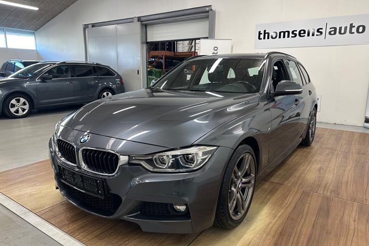 Grå BMW 320d fra 2019